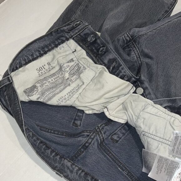 LEVI’S woman 501 Skinny in Dark Side Of The Moon size 30 - Picture 7 of 14